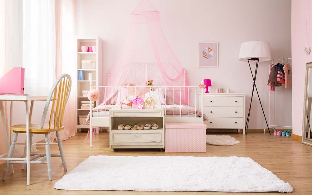 Girl Pink Kids Room Bespoke Furniture